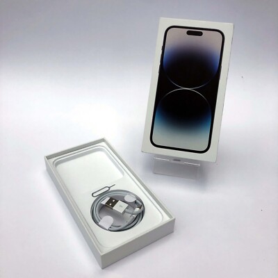 Original Apple iPhone 14 Pro MAX empty box with Cable and sim key