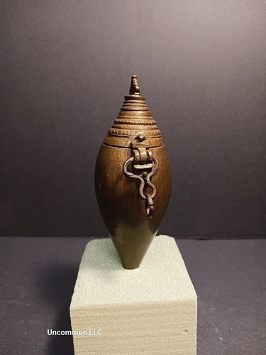 Antique Indian Chunadani - Lime Paste Container from Important Collection - Picture 6 of 6
