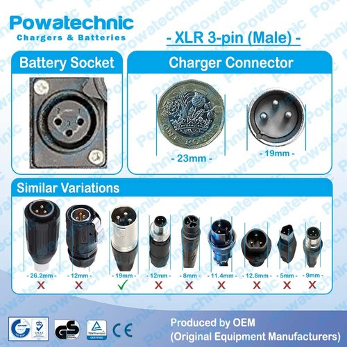 29.4V 5A fast Lithium Li Charger for 24V e-Bike Scooter Wheelchair Golf battery - Picture 3 of 13