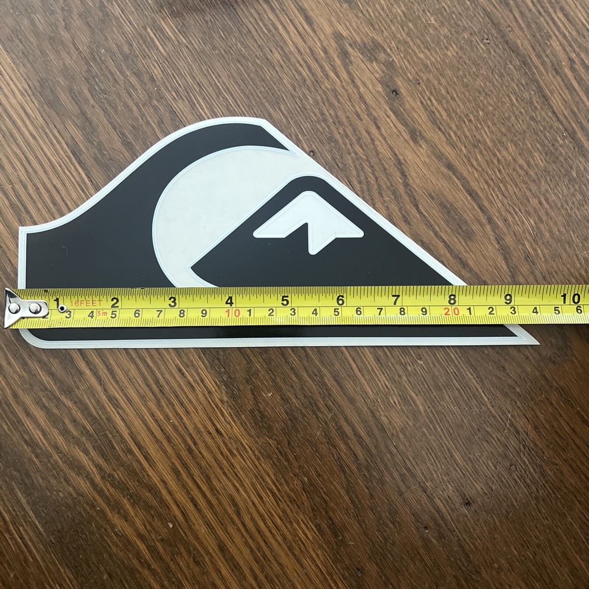 QUIKSILVER ステッカー Quiksilver Black Team Logo Sticker - 11”- Surf - Skate