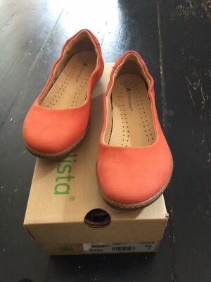 El Naturalista Women's N5300 Pleasant Coral Closed Toe Ballet Flats UK3 EUR  36 UK