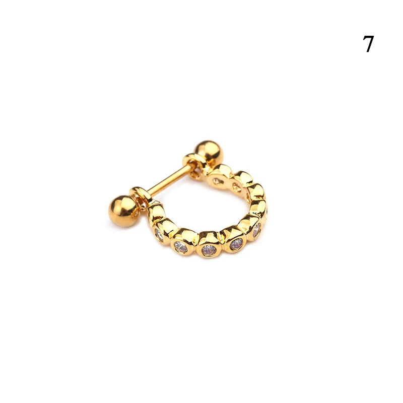 Piercing Schmuck Helix Ohrring Ohrstecker Ohr Tragus Knorpel Schmuck Zirkonia - Bild 4 von 4