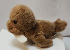 Dakin Walrus Beanbag Plush Vintage 1979 Stuffed Animal Sea Cow Toy 7" Korea