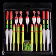 Fishing Floats 15 Pack Set - 3 Sizes - 15 Fishing Floats