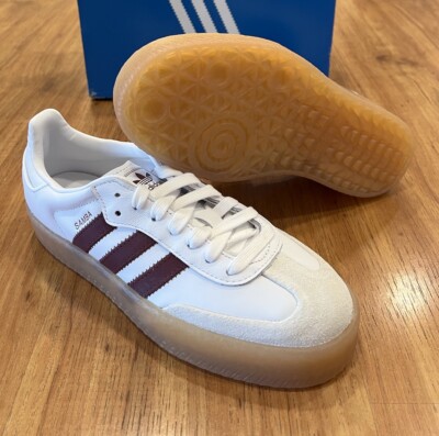 Adidas Sambae Cloud White / Shadow Red / Off White Wmns 6 NIB