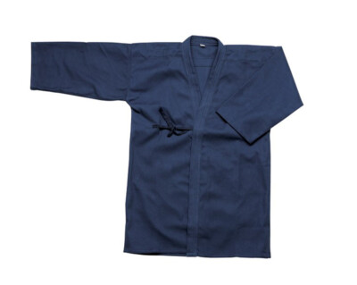 Japanese Kendo Keikogi Jacket, Martial Arts 100% Cotton Kendogi Navy Blue Jacket