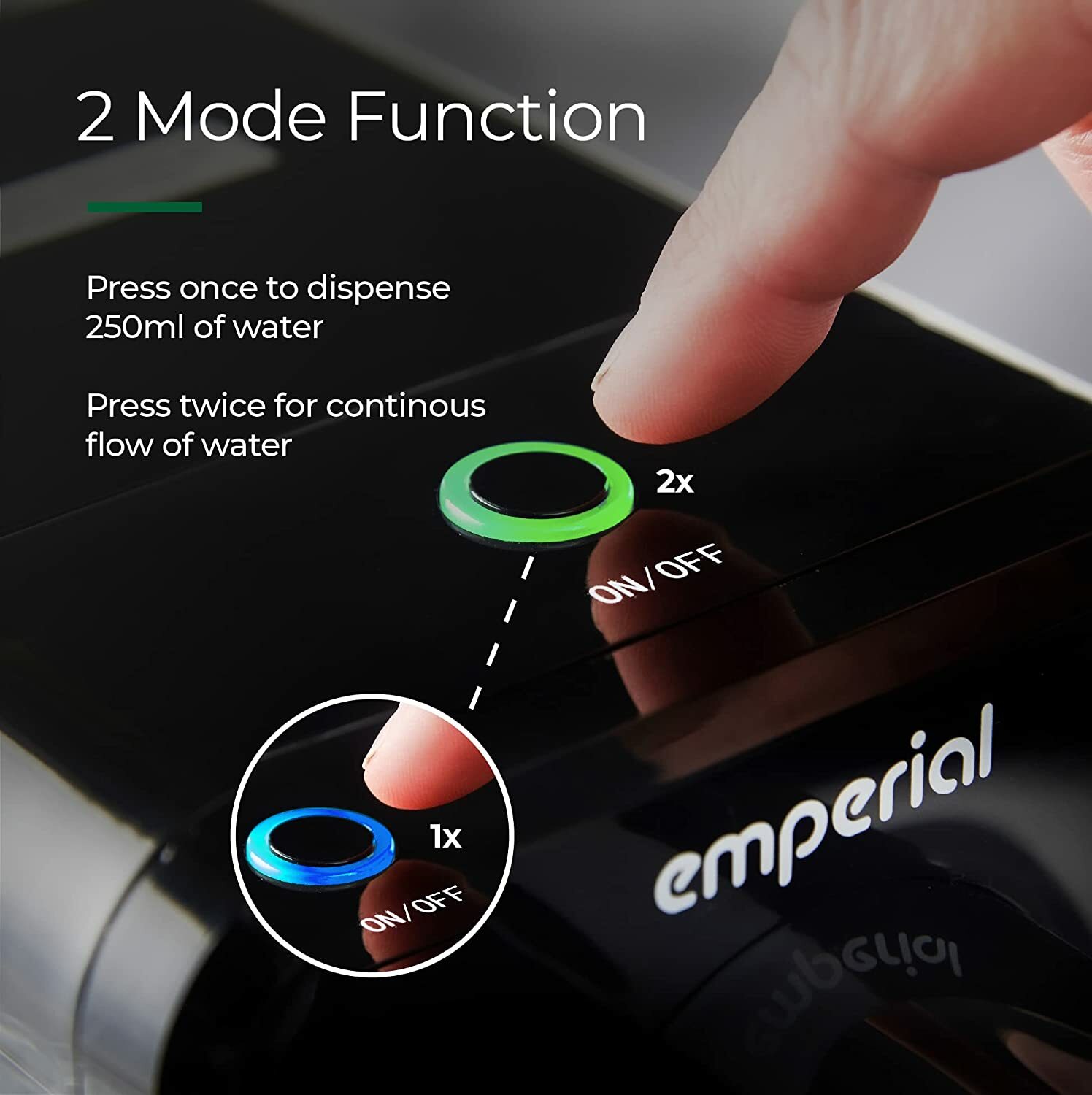 Emperial 2.5L Instant Hot Water Dispenser Fast boil Kettle, Drip Tray Black 5060580170390 eBay