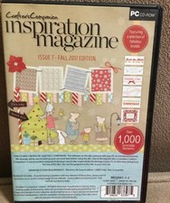 Crafter's Companion: Inspiration Magazine Issue 7 -Fall 2017 Edition PC CD-ROM