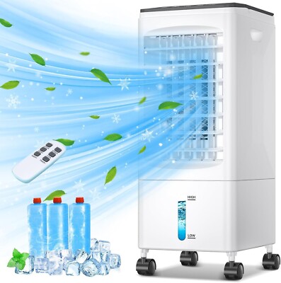 Feastingair Mobile Klimaanlagen, 60W AC Unit Tragbar 3 Geschwindigkeiten 1,2 Gallonen Watt