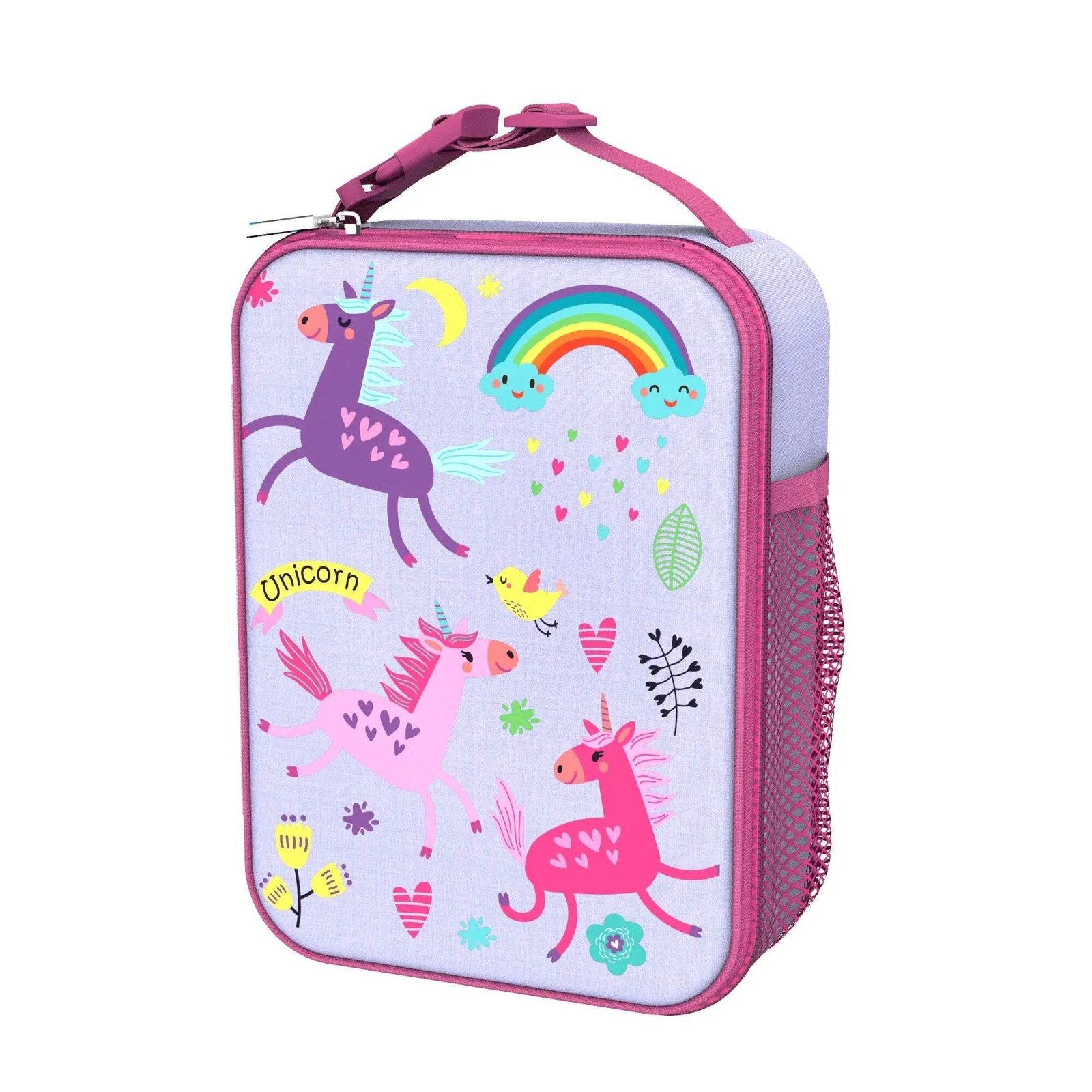 ION8 Kids Lunch Bag, Insulated, Unicorns, Medium