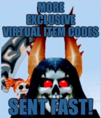 MORE Exclusive Virtual Item Codes Messaged FAST