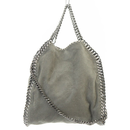 Stella Mccartney Falabella Mini Tote Bag Handbag 2Way Faux Suede 