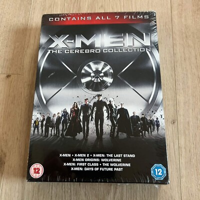 X-MEN - THE CEREBRO COLLECTION - 7x DVD COLLECTION BOXSET - IMPORT INK WOLVERINE
