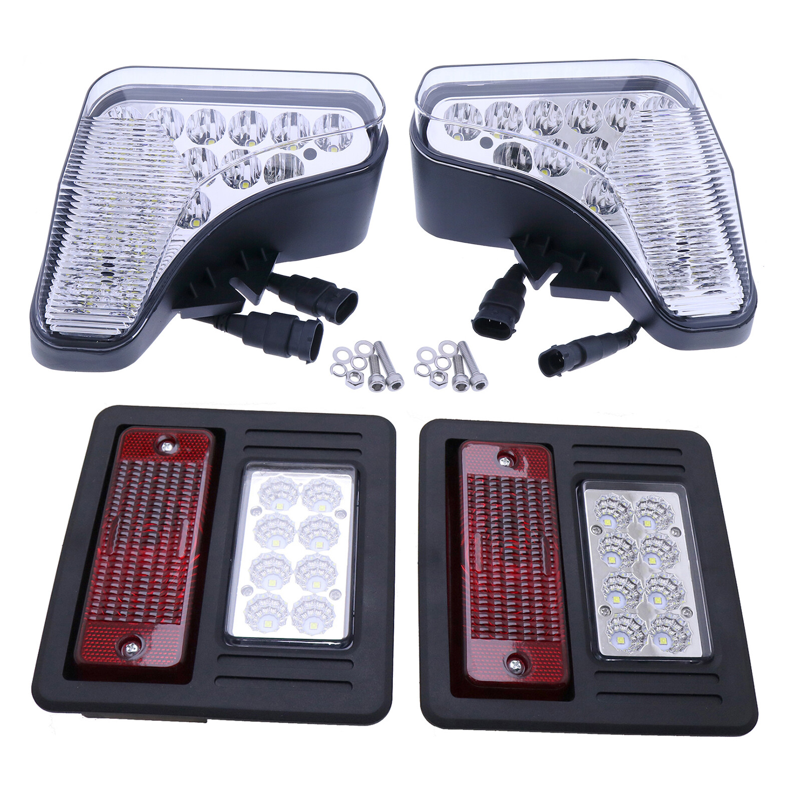 LED Head & Rear Light Kit 6670284 7138041 7138040 for Bobcat T595 