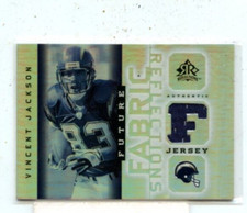 VINCENT JACKSON 2005 Upper Deck Reflections Future Fabric Rookie Relic #FFR-VJ