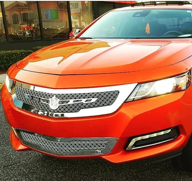 2014-2020 Chevy Impala Chrome Grill Triple Weave Mesh Tiarra