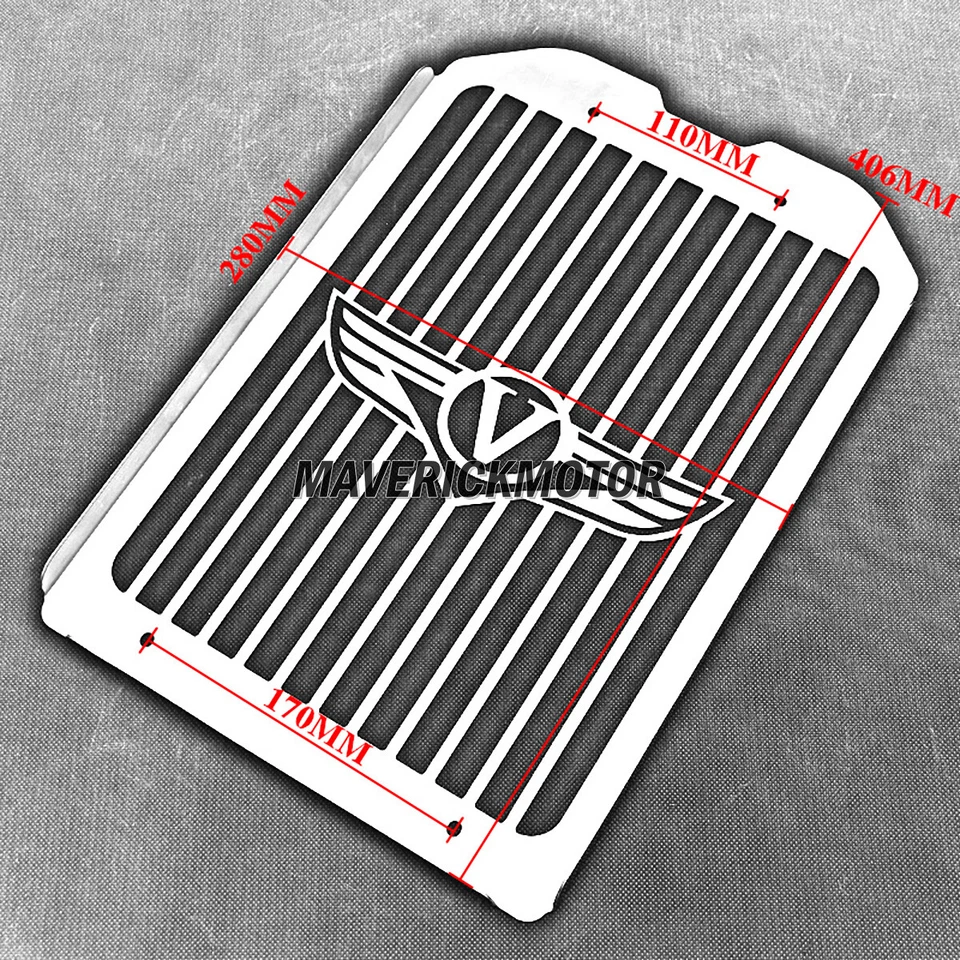 Protector de empuñadura de cubierta de radiador para Kawasaki Vulcan VN1500 Mean Streak VN1600 2002-08 Foto 4 de 4