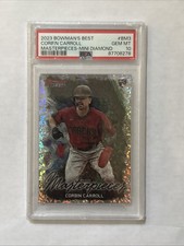 2023 Bowman's Best - Bowman Masterpieces Corbin Carroll #BM-3 Mini-Diamond...