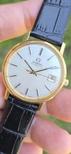 Vintage 1977 Omega Automatic Ref 166.0202 Cal. 1010 Patina Dial Men's 34mm Watch