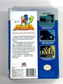 Digger T. Rock: The Legend of the Lost City (Nintendo NES) with Box