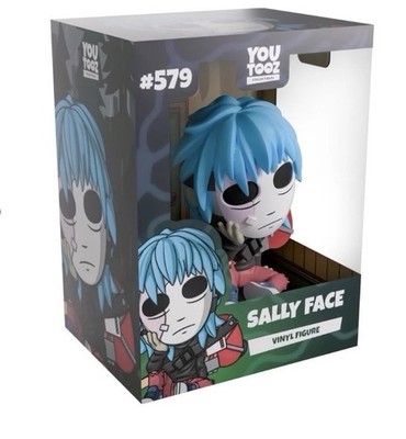 Youtooz *Sally Face With 2  Pin * Vinyl Figure * Sold Out * NEW