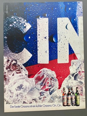 Der beste Cinzano... & Eis Cin Cin 80s retro 1981 Vintage Ad Werbung Reklame