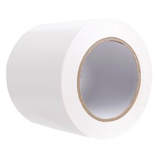 White Vapor Barrier Tape, 4 Inch x 100 Feet White Vinyl Polyethylene Seal Tap...