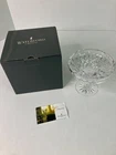 Vintage Waterford Crystal Footed Pedestal Round Compote Dish With Mark