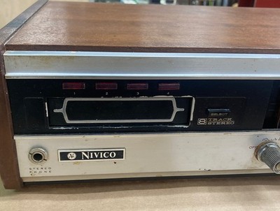 Nivico JVC FM AM 8 Track Stereo Player Model STF 600E Vintage | eBay