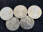 American Silver Eagle Bullion Coins Lot of 5 #3