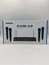 New samson stage 412 Quad Channel Wireless Mic System