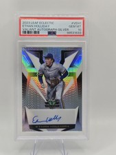 2023 Leaf Eclectic Ethan Holliday Autograph Silver /10