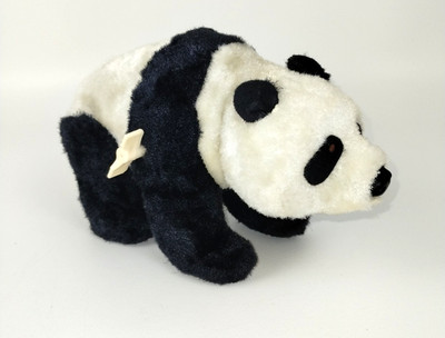 Alps Japanese Walking Panda Mechanical Windup Toy 1950's Vintage Working