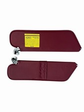 1983-1988 Ford Bronco Ii Ranger Sun Visors Sunvisors Red Pair Set Oem