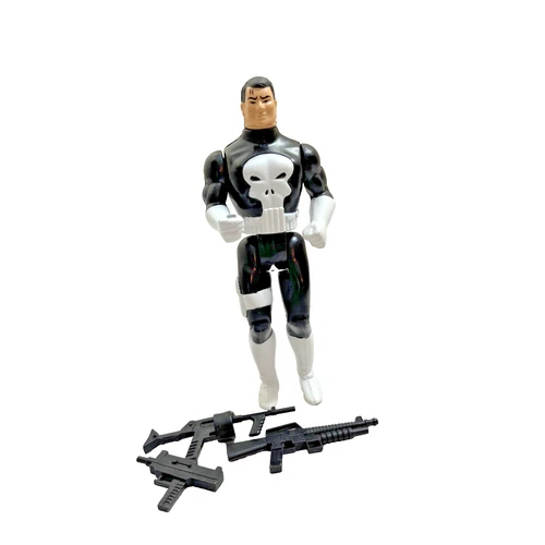 Vintage Marvel The Punisher Cap Firing 5" Figure W/Guns 1990 Marvel Toy Biz