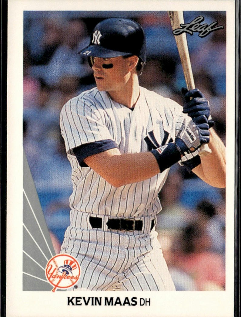 1990 Leaf Kevin Maas #446 RC | New York Yankees