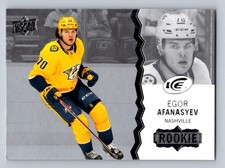 2023-24 Upper Deck Ice - Rookies Egor Afanasyev #126 (RC)