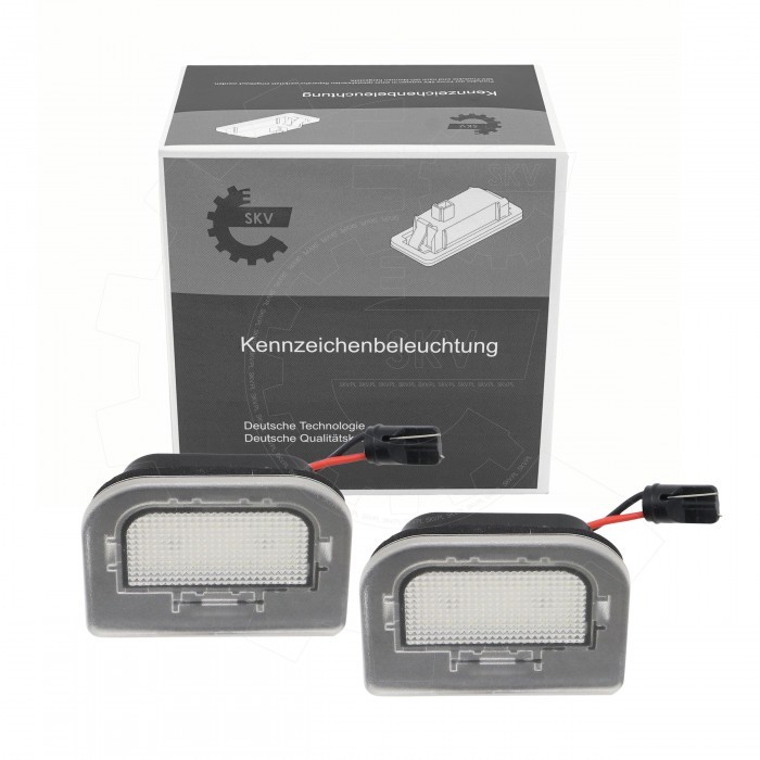 Eclairage de plaque LED Kia Optima Sportswagon finition premium boitier ABS transparent