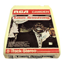 NEW PADS&SPLICE! LOUIS ARMSTRONG Never Forgotten | Jazz | B+ 8-track cartridge