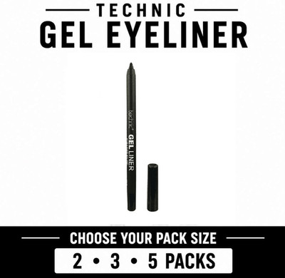 Bestes Preis-Leistungs-Verhältnis: Technic Gel schwarz wasserfester Eyeliner: MEHRFACHPACK