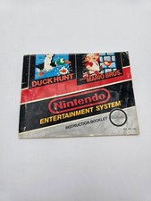 Super Mario Bros. / Duck Hunt NES Instruction Manual Only