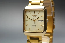 [EXC+++++] SEIKO Majesta 9063-5020 29mm Gold Dial Quartz Men's Watch From JAPAN