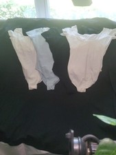 Short Sleeved Leotard. 4pk For Dance, Iceskating size medium