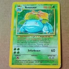 1999 Pokemon Base Set Holo Venusaur #15/102 DMG