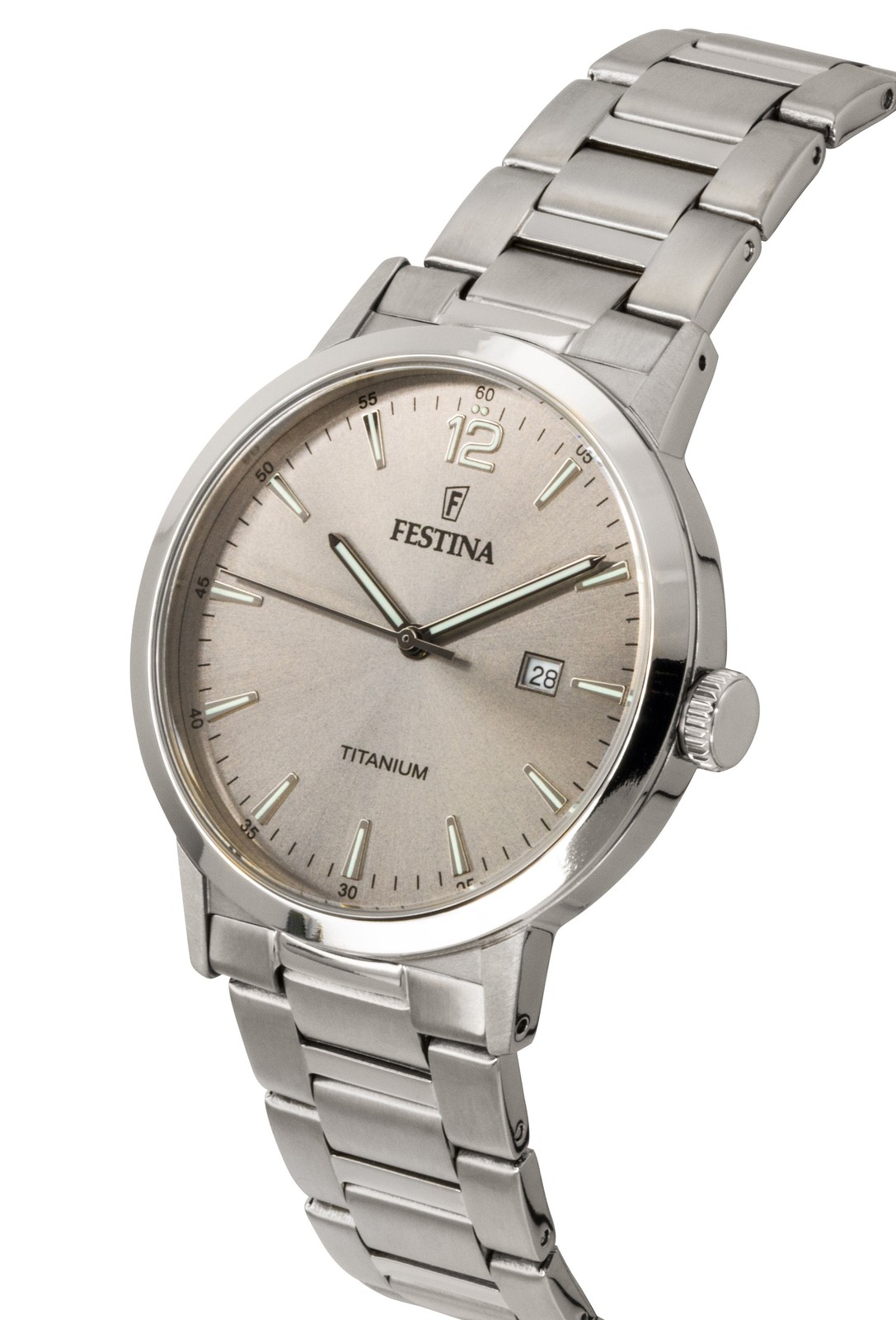 Festina Titanium Grey Dial Quartz F20435-2 Men's Watch