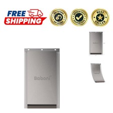 Durable Magnetic Door Flap for Small Dogs  Cats - Quick Install, 10 Screws