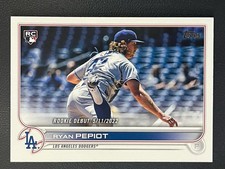 Ryan Pepiot 2022 Topps Update Rookie Debut Card #258 (RC)