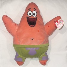 Ty Patrick Star SpongeBob SquarePants Beanie Plush 11   New with tag