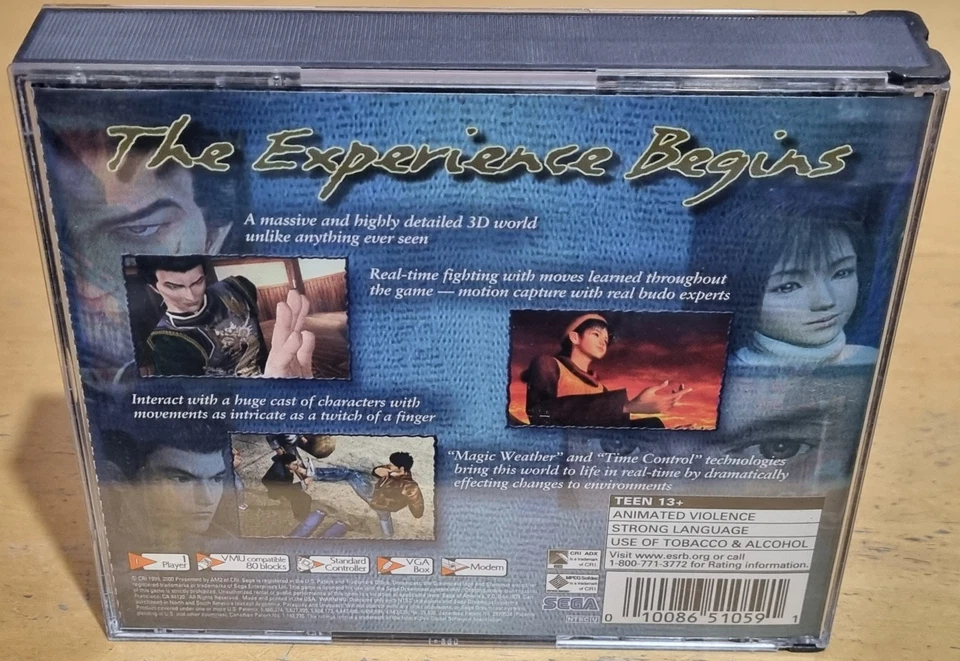 Shenmue for SEGA Dreamcast Complete NTSC-U/C USA Import - Image 3 of 4