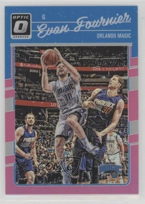 2016-17 Panini Donruss Optic Pink Prizm 19/25 Evan Fournier #70 d1m
